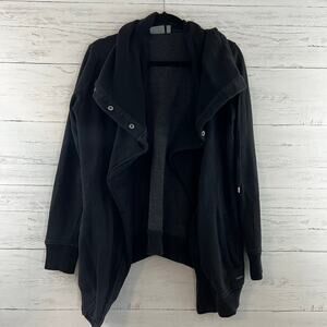 Athleta Black Long Sleeve Knit Jacket Size S